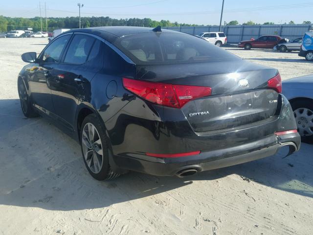 5XXGN4A76DG147284 - 2013 KIA OPTIMA EX BLACK photo 3