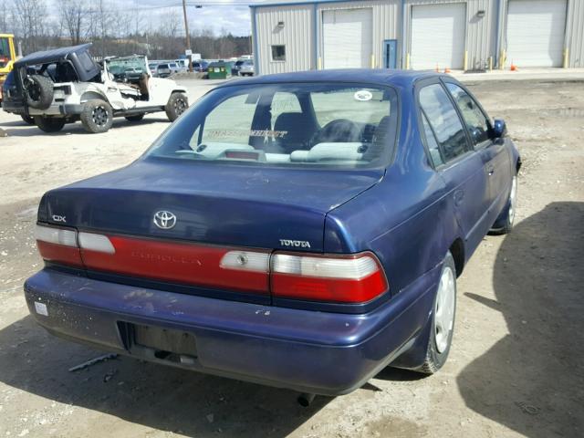 2T1BB02E1VC180792 - 1997 TOYOTA COROLLA DX BLUE photo 4