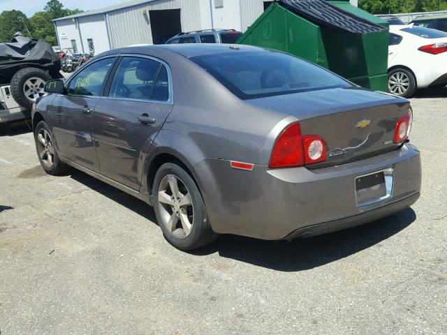 1G1ZC5EU7BF387341 - 2011 CHEVROLET MALIBU 1LT GOLD photo 3
