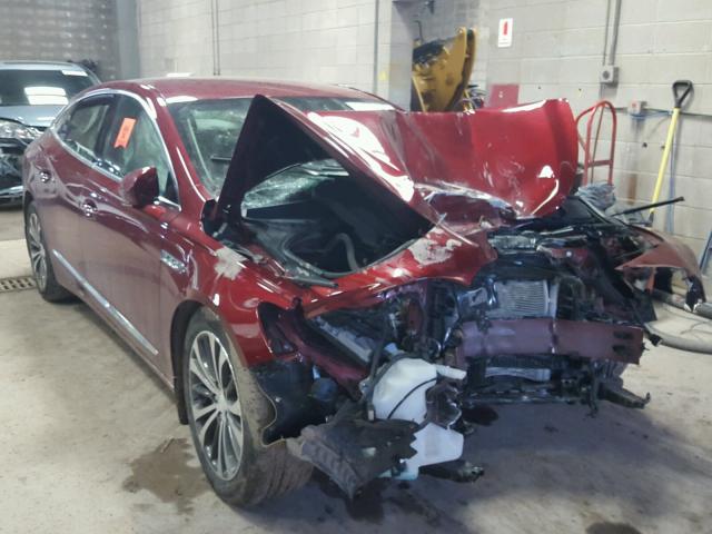 1G4ZP5SS2HU125225 - 2017 BUICK LACROSSE E RED photo 1