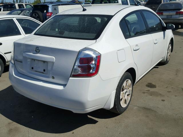 3N1AB61E08L678664 - 2008 NISSAN SENTRA 2.0 WHITE photo 4