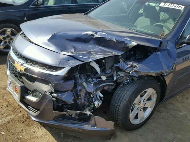 1G11B5SL5EF161184 - 2014 CHEVROLET MALIBU LS 蓝色 照片 9