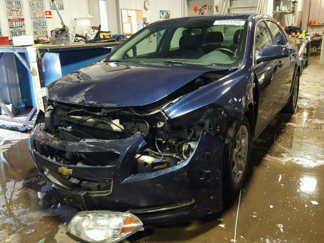 1G1ZH57B684269105 - 2008 CHEVROLET MALIBU 1LT 蓝色 照片 2