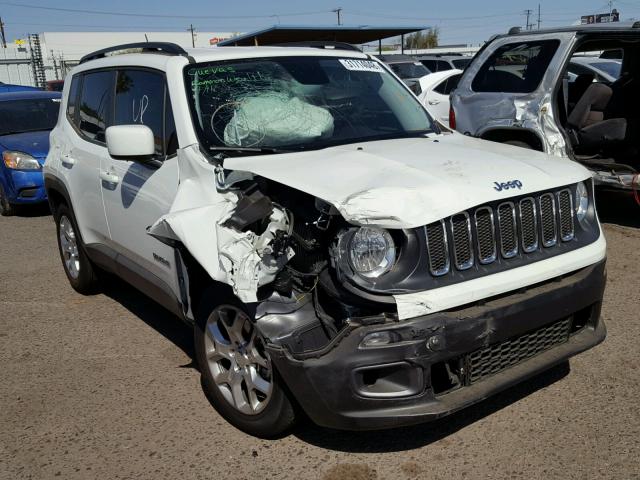 ZACCJABB3HPG50221 - 2017 JEEP RENEGADE L WHITE photo 1