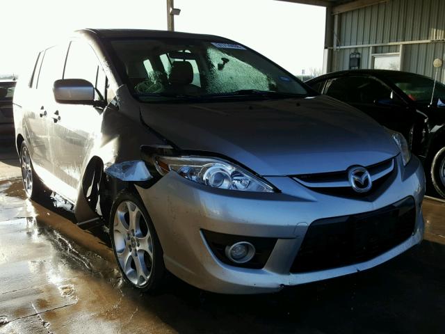 JM1CR2W35A0379420 - 2010 MAZDA 5 SILVER photo 1