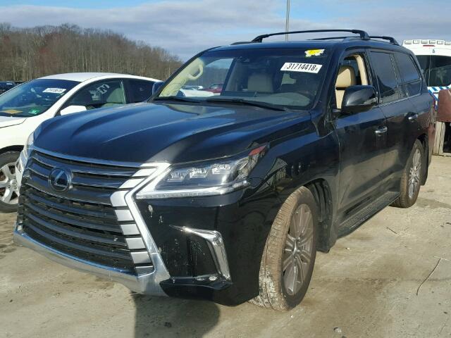 JTJHY7AX7H4232905 - 2017 LEXUS LX 570 BLACK photo 2