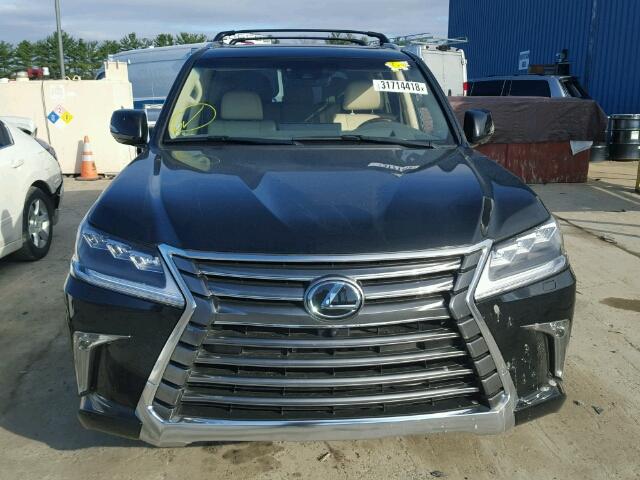 JTJHY7AX7H4232905 - 2017 LEXUS LX 570 BLACK photo 9