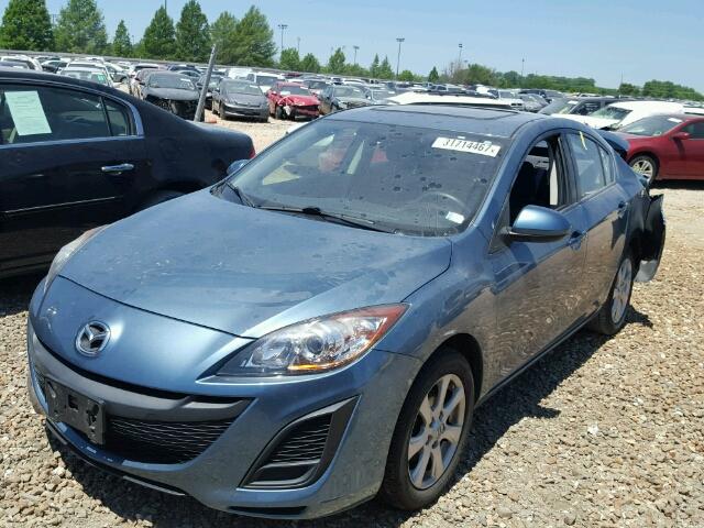 JM1BL1SF8A1275019 - 2010 MAZDA 3 BLUE photo 2