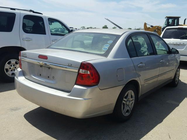 1G1ZS58F57F110291 - 2007 CHEVROLET MALIBU LS ნაცრისფერი ფოტო 4