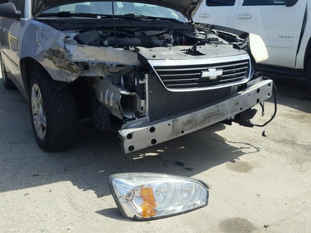 1G1ZS58F57F110291 - 2007 CHEVROLET MALIBU LS ნაცრისფერი ფოტო 9