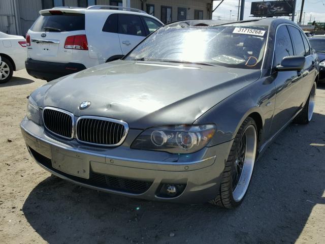 WBAHL835X6DT00370 - 2006 BMW 750 I GRAY photo 2