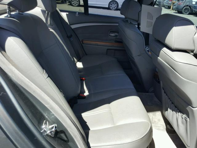 WBAHL835X6DT00370 - 2006 BMW 750 I GRAY photo 6