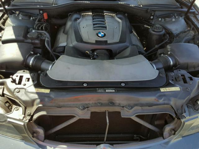 WBAHL835X6DT00370 - 2006 BMW 750 I GRAY photo 7