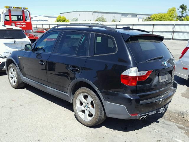 WBXPC934X7WF05596 - 2007 BMW X3 3.0SI BLACK photo 3