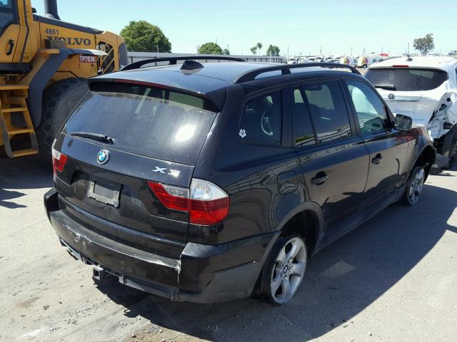 WBXPC934X7WF05596 - 2007 BMW X3 3.0SI BLACK photo 4