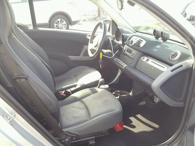 WMEEJ9AA4DK720668 - 2013 SMART FORTWO ELE 银色 照片 5