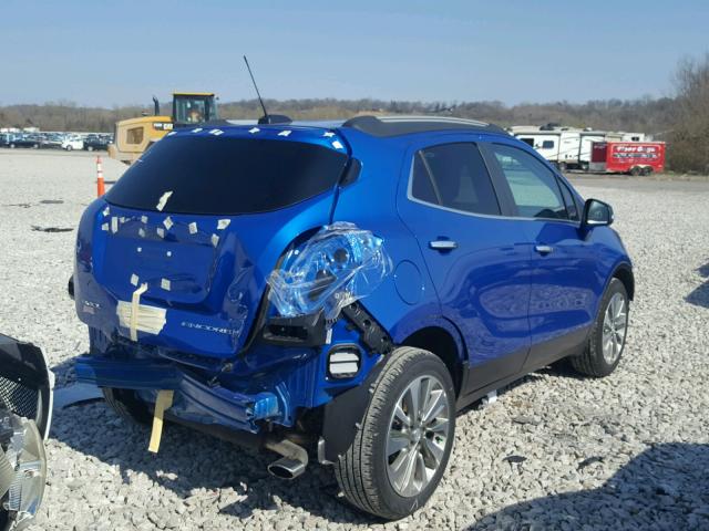 KL4CJASB3JB528453 - 2018 BUICK ENCORE PRE BLUE photo 4