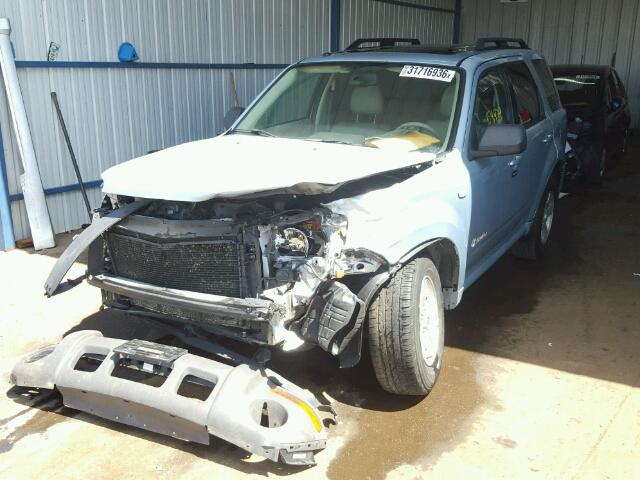 4M2CU39H88KJ07500 - 2008 MERCURY MARINER HE BLUE photo 2