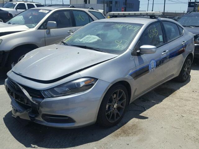 1C3CDFAAXFD311338 - 2015 DODGE DART SE SILVER photo 2