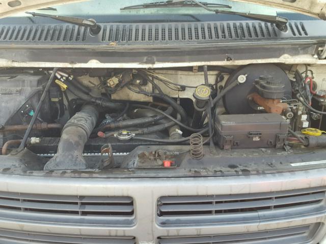 2B7KB31Y4VK568203 - 1997 DODGE RAM VAN B3 WHITE photo 7