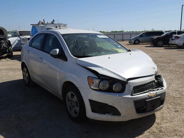 1G1JA5SH6E4191823 - 2014 CHEVROLET SONIC LS WHITE photo 1