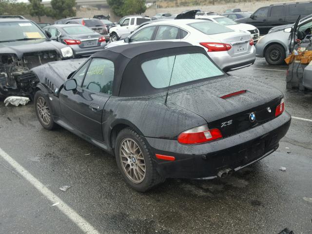 WBACN33451LM04164 - 2001 BMW Z3 2.5 BLACK photo 3