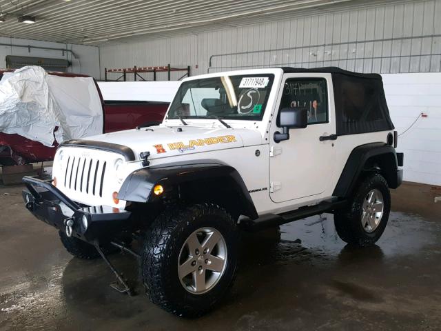 1J4AA2D17AL157874 - 2010 JEEP WRANGLER S WHITE photo 2