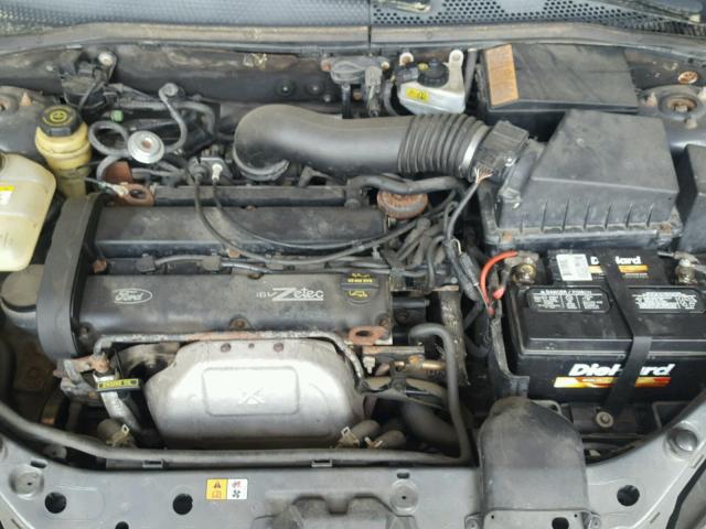 1FAFP38302W204082 - 2002 FORD FOCUS ZTS GRAY photo 7