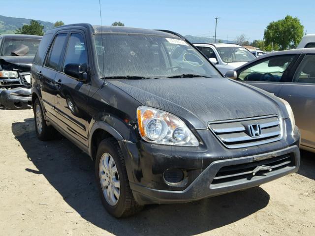 JHLRD78915C012870 - 2005 HONDA CR-V SE BLACK photo 1