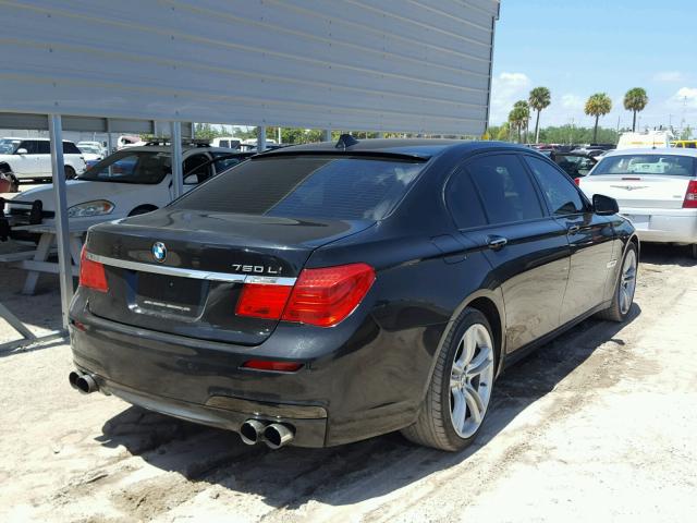 WBAKB83519CY57610 - 2009 BMW 750 LI BLACK photo 4