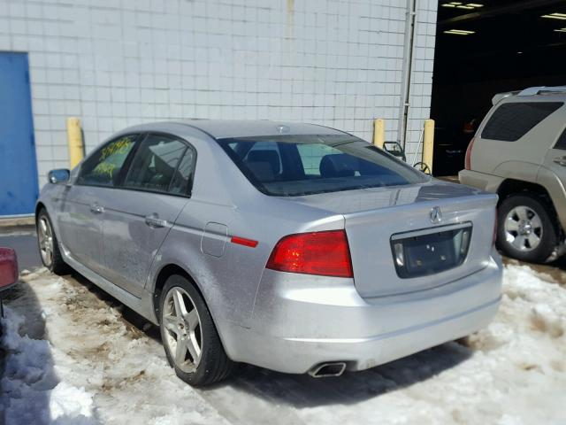 19UUA66276A070593 - 2006 ACURA 3.2TL SILVER photo 3