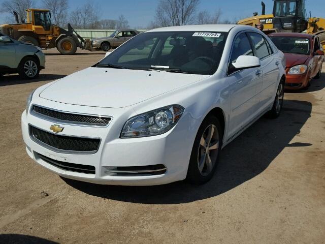 1G1ZC5E0XCF194227 - 2012 CHEVROLET MALIBU 1LT 白色 照片 2