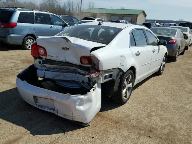 1G1ZC5E0XCF194227 - 2012 CHEVROLET MALIBU 1LT 白色 照片 4