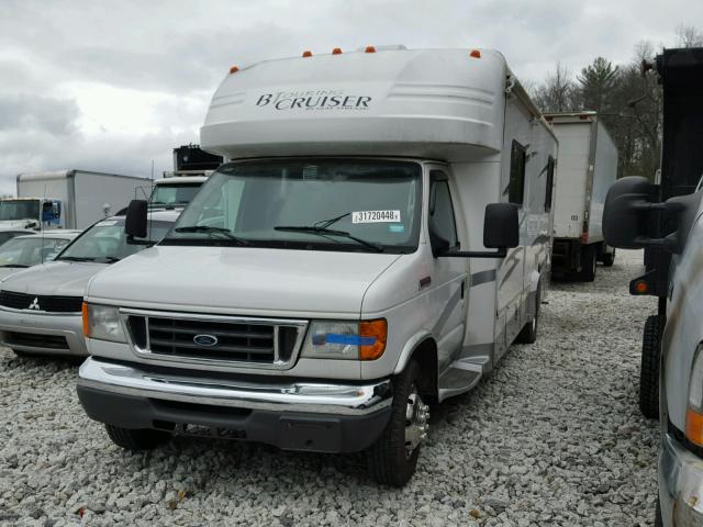 1FDXE45S66HA08188 - 2006 FORD E450 RV WHITE photo 2