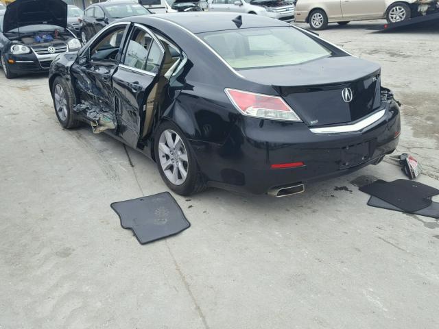 19UUA8F58DA017517 - 2013 ACURA TL TECH BLACK photo 3