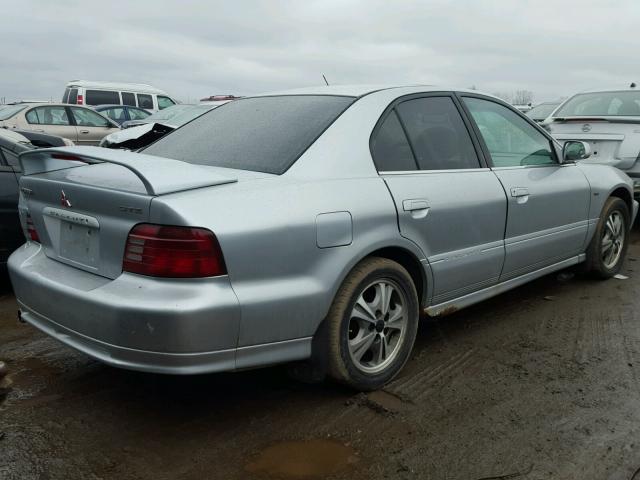 4A3AA46H51E012328 - 2001 MITSUBISHI GALANT ES SILVER photo 4