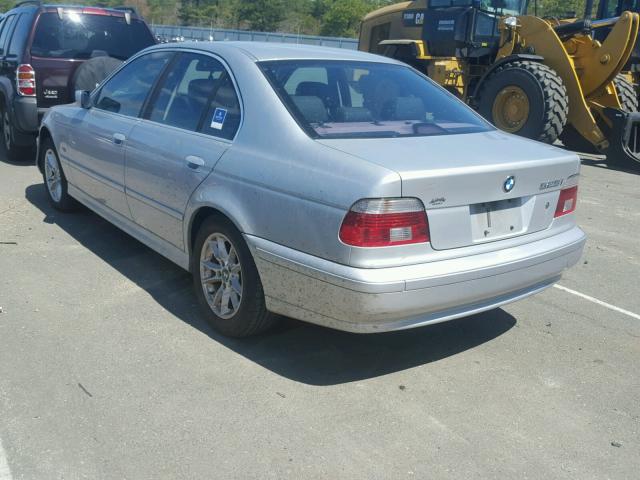 WBADT43403G029442 - 2003 BMW 525 I AUTO SILVER photo 3