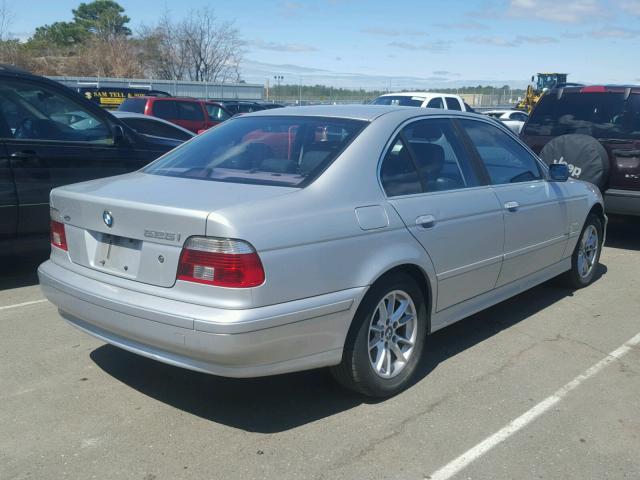 WBADT43403G029442 - 2003 BMW 525 I AUTO SILVER photo 4