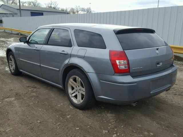 2D4GV57276H302638 - 2006 DODGE MAGNUM R/T SILVER photo 3