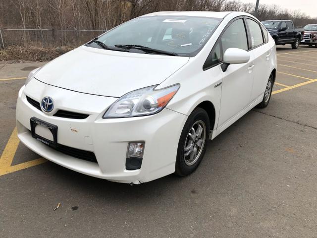 JTDKN3DUXA0105302 - 2010 TOYOTA PRIUS WHITE photo 2