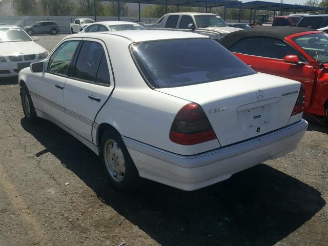 WDBHA24G5XA708606 - 1999 MERCEDES-BENZ C 230 WHITE photo 3