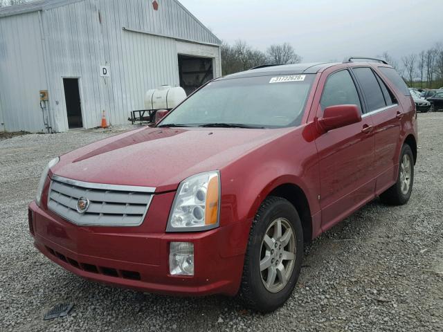 1GYEE637490101245 - 2009 CADILLAC SRX RED photo 2