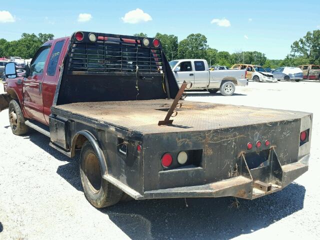 1FDWX37F3YEB73376 - 2000 FORD F350 SUPER ORANGE photo 3