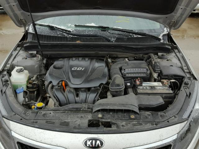 5XXGN4A71DG104973 - 2013 KIA OPTIMA EX SILVER photo 7