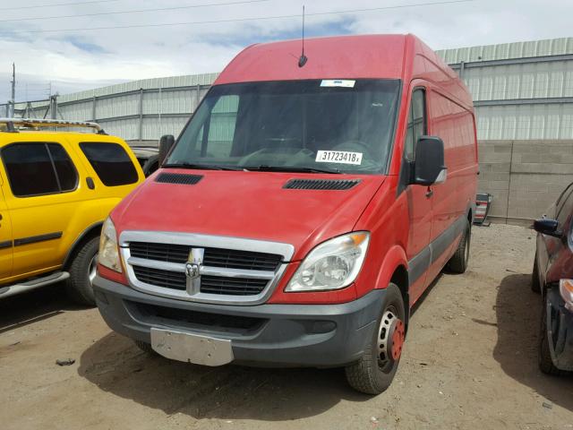 WD0PF145585325466 - 2008 DODGE SPRINTER 3 RED photo 2