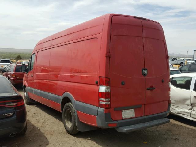 WD0PF145585325466 - 2008 DODGE SPRINTER 3 RED photo 3