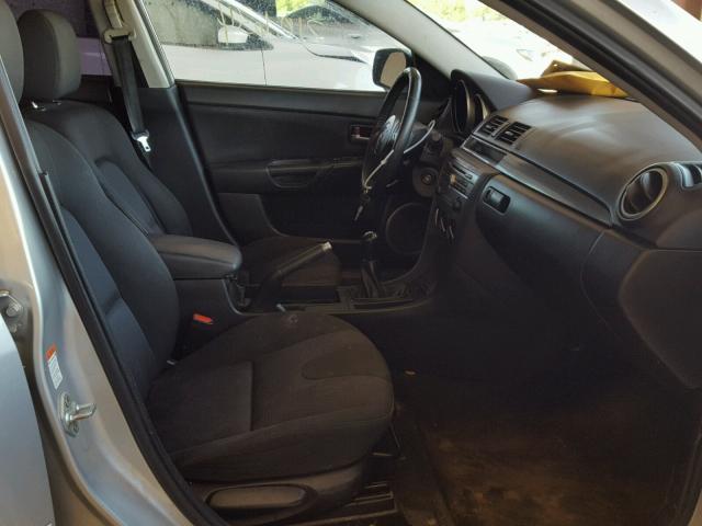 JM1BK324071636247 - 2007 MAZDA 3 S SILVER photo 5