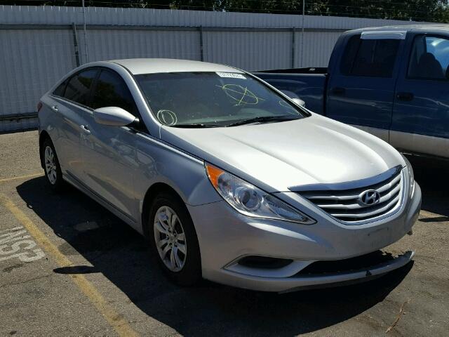 5NPEB4ACXCH438659 - 2012 HYUNDAI SONATA GLS SILVER photo 1