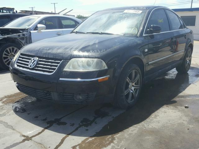 WVWRH63B83P257970 - 2003 VOLKSWAGEN PASSAT GLX BLACK photo 2