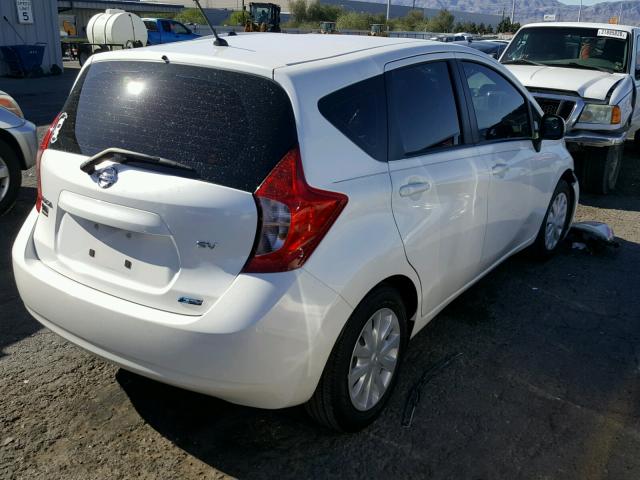 3N1CE2CP5EL411734 - 2014 NISSAN VERSA NOTE WHITE photo 4